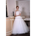 most popular off shoulder short sleeves lace bodice tulle skirt new style plus size western long dress